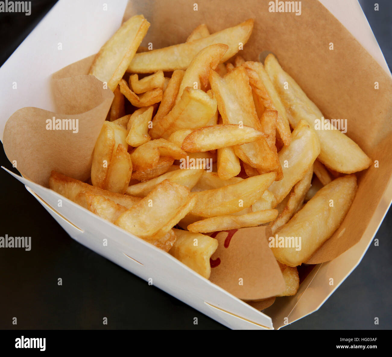 Potato Chips Take away fast food Stock Photo Alamy