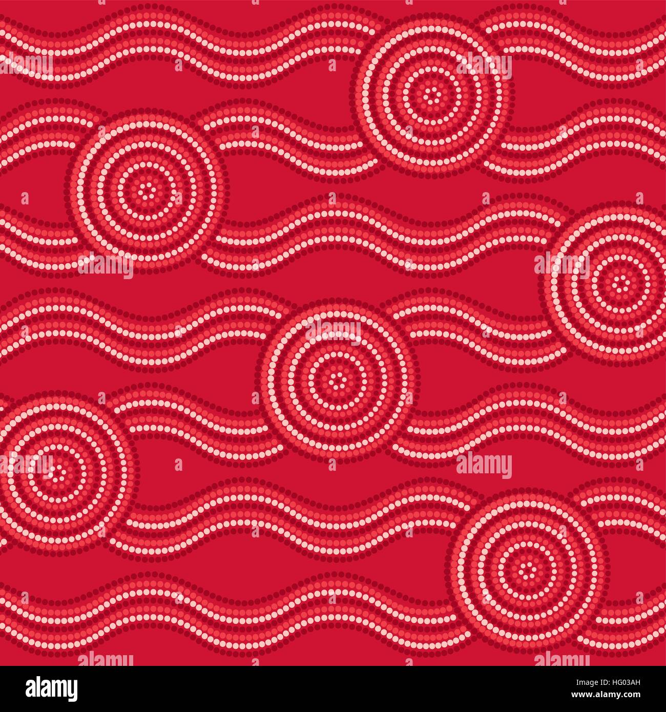 Abstract Aboriginal dot painting in vector format Stock Vector Image ...
