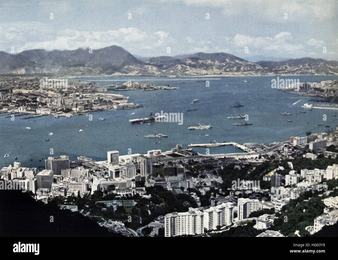 USS Bennington (CVS-20) at Hong Kong in 1962 Stock Photo - Alamy