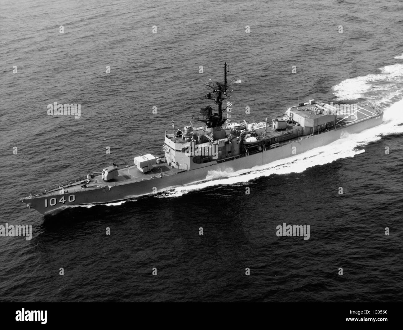 USS Garcia (DE-1040) underway on 18 August 1972 Stock Photo - Alamy