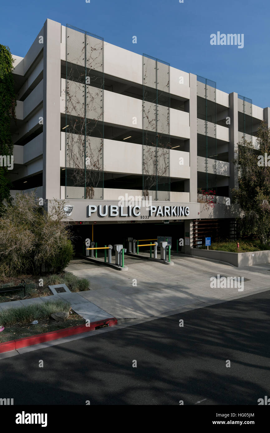Public Parking Garage, Los Angeles, California Stock Photo Alamy