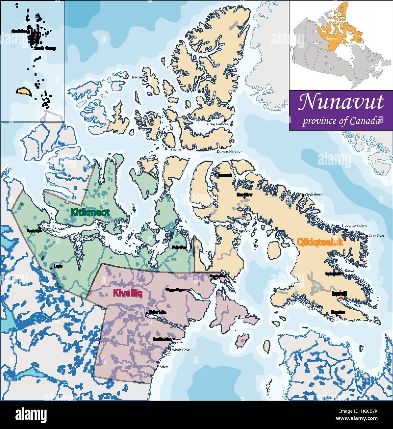Canada canadian arctic archipelago nunavut hi-res stock photography and 