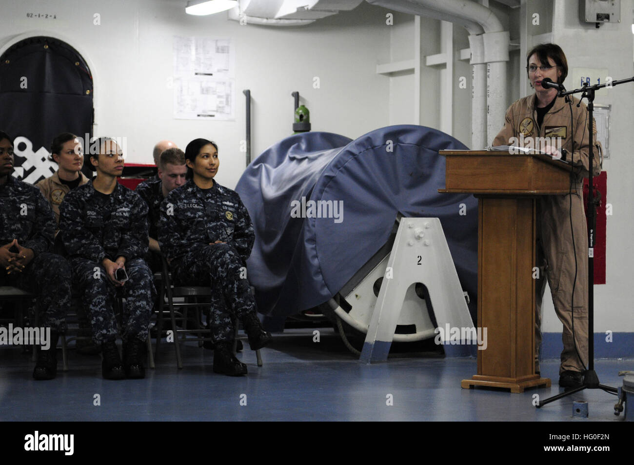 Lt. Cmdr. Brandy Jackson, assigned to Carrier Airborne Early Warning