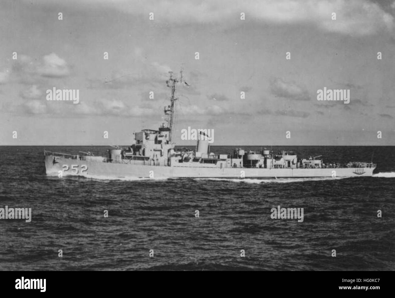 USS Howard D. Crow (DE252), an Edsallclass destroyer escort, conducts