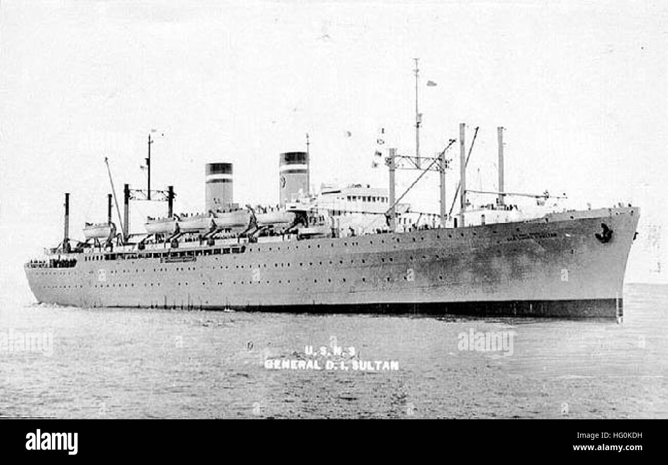 Sultan T USNS General Daniel I. Sultan (T-AP-120), a U.S. Navy transport ship ...