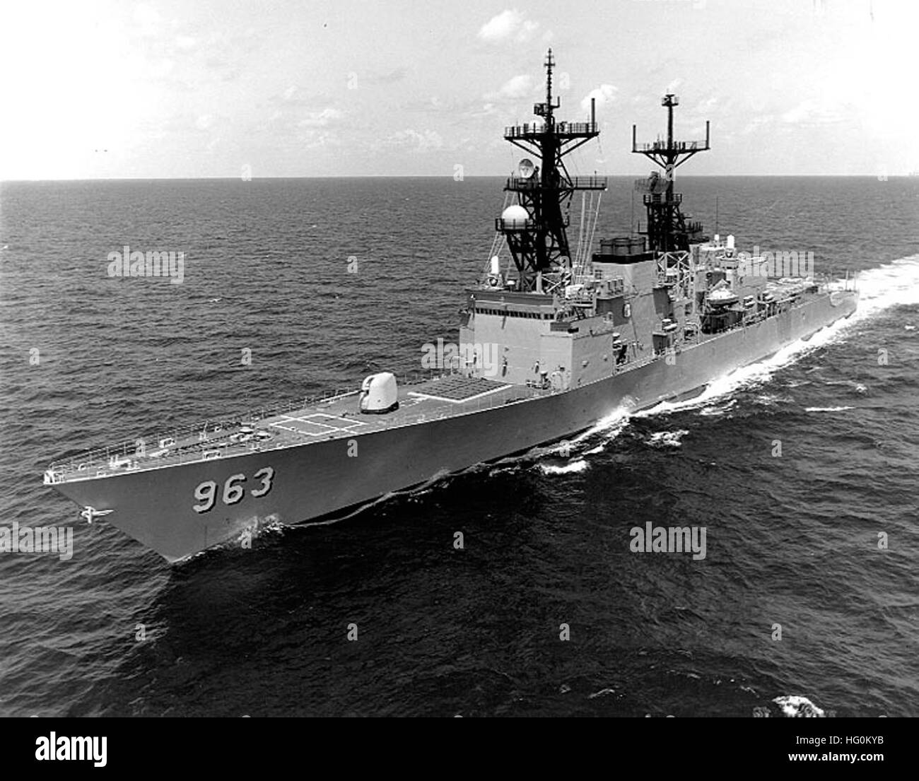 USS Spruance DD-963 2 Stock Photo