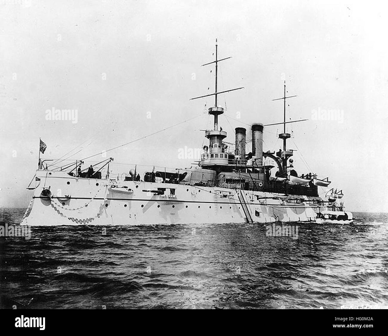 uss-wisconsin-bb-9-stock-photo-alamy