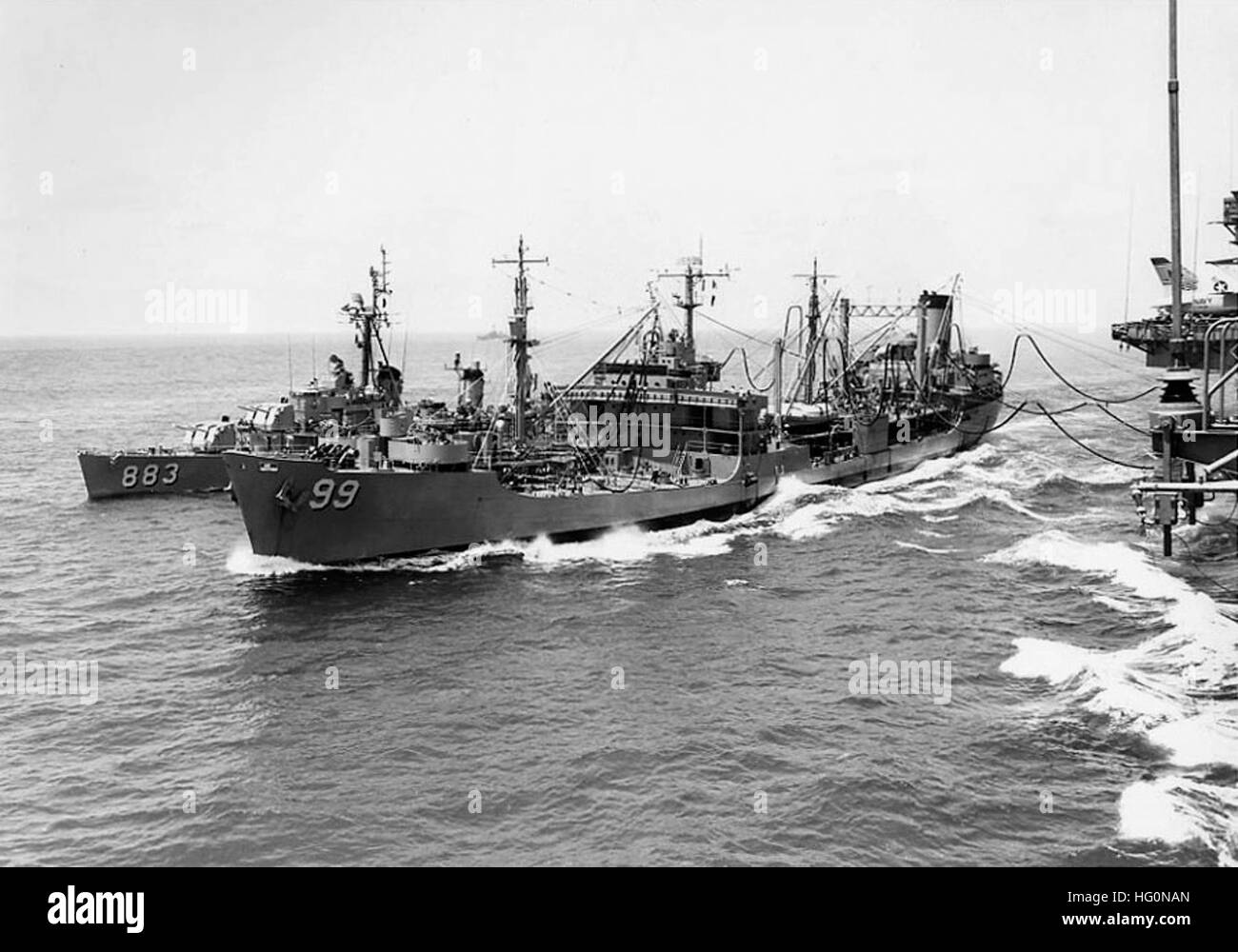 USS Canisteo (AO99) off Florida May 1959 Stock Photo Alamy