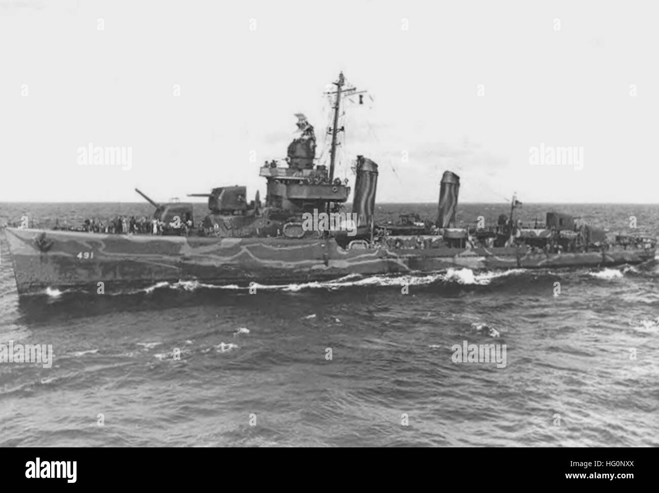 USS Farenholt (DD-491) Aug 1942 Stock Photo - Alamy