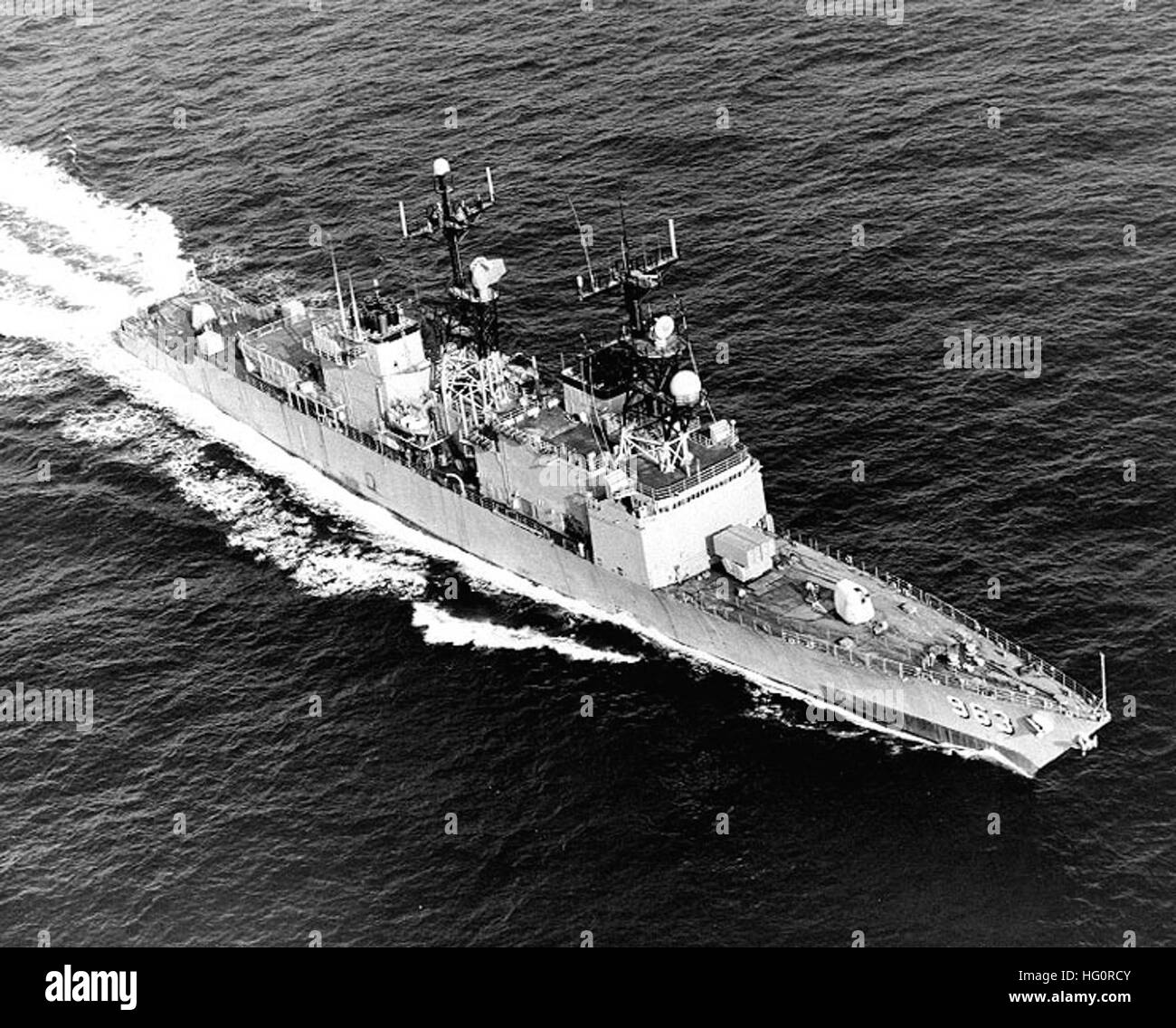 USS Spruance DD-963 Stock Photo