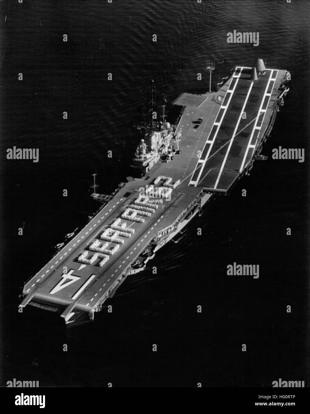 USS Ticonderoga CVA14, July 29, 1962 Stock Photo Alamy