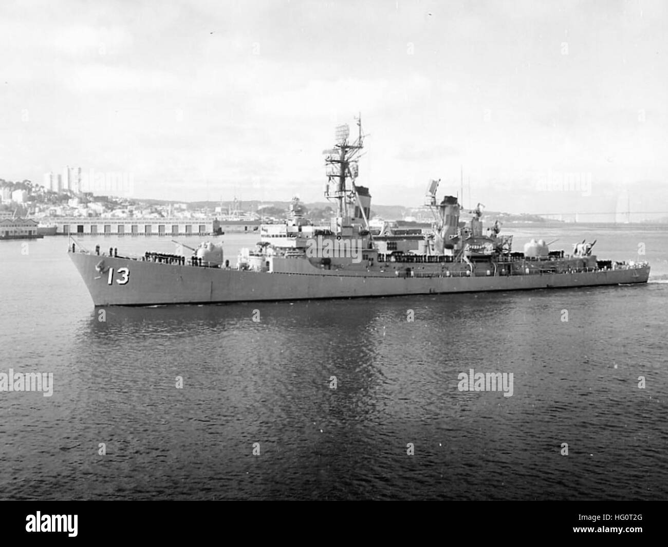 USS Hoel (DDG13) at San Francisco in 1963 Stock Photo Alamy