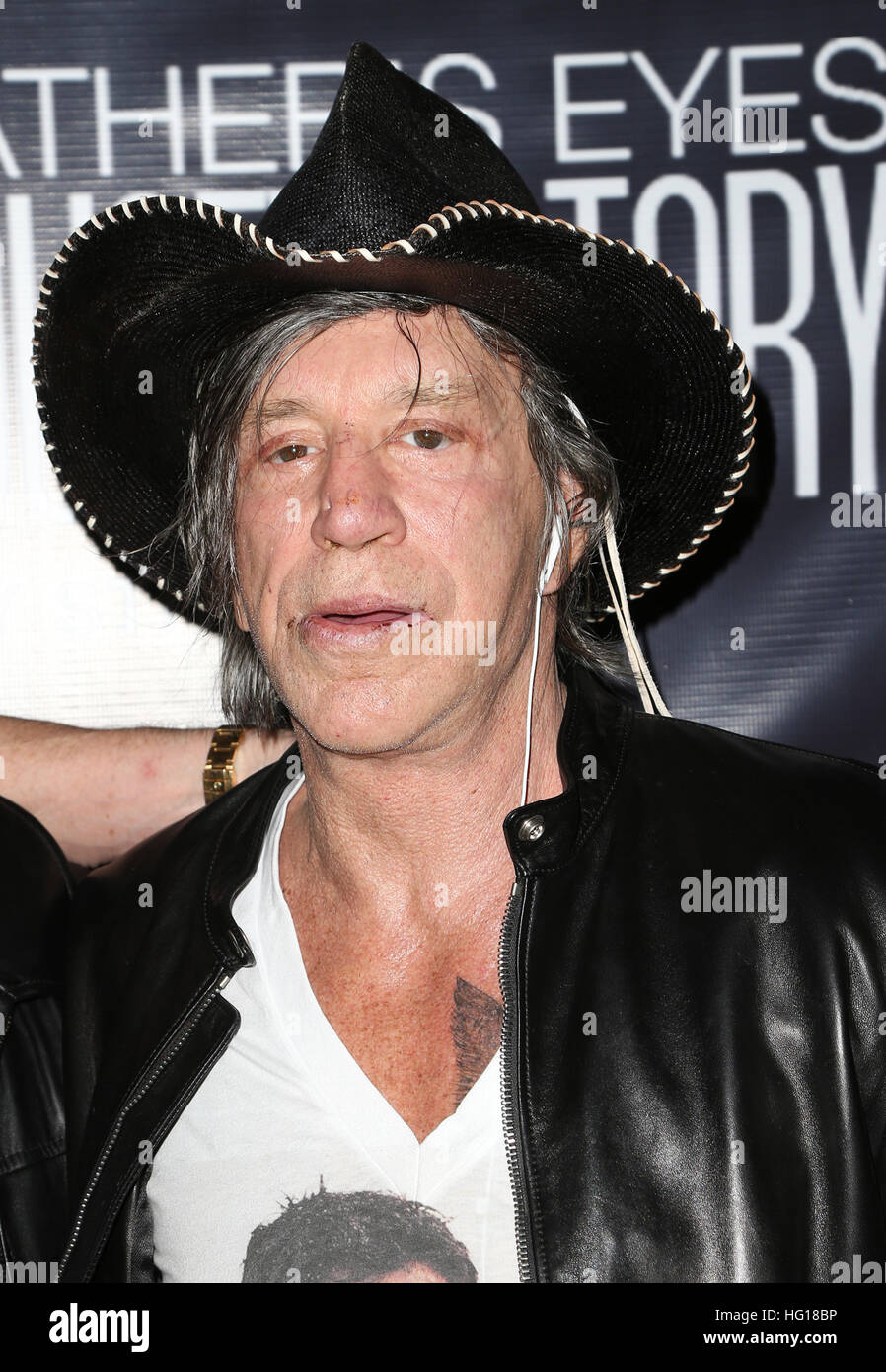 Mickey Rourke Concert Hollywood, CA - DECEMBER 30: Mickey Rourke, At Screening Of 'Through My ...