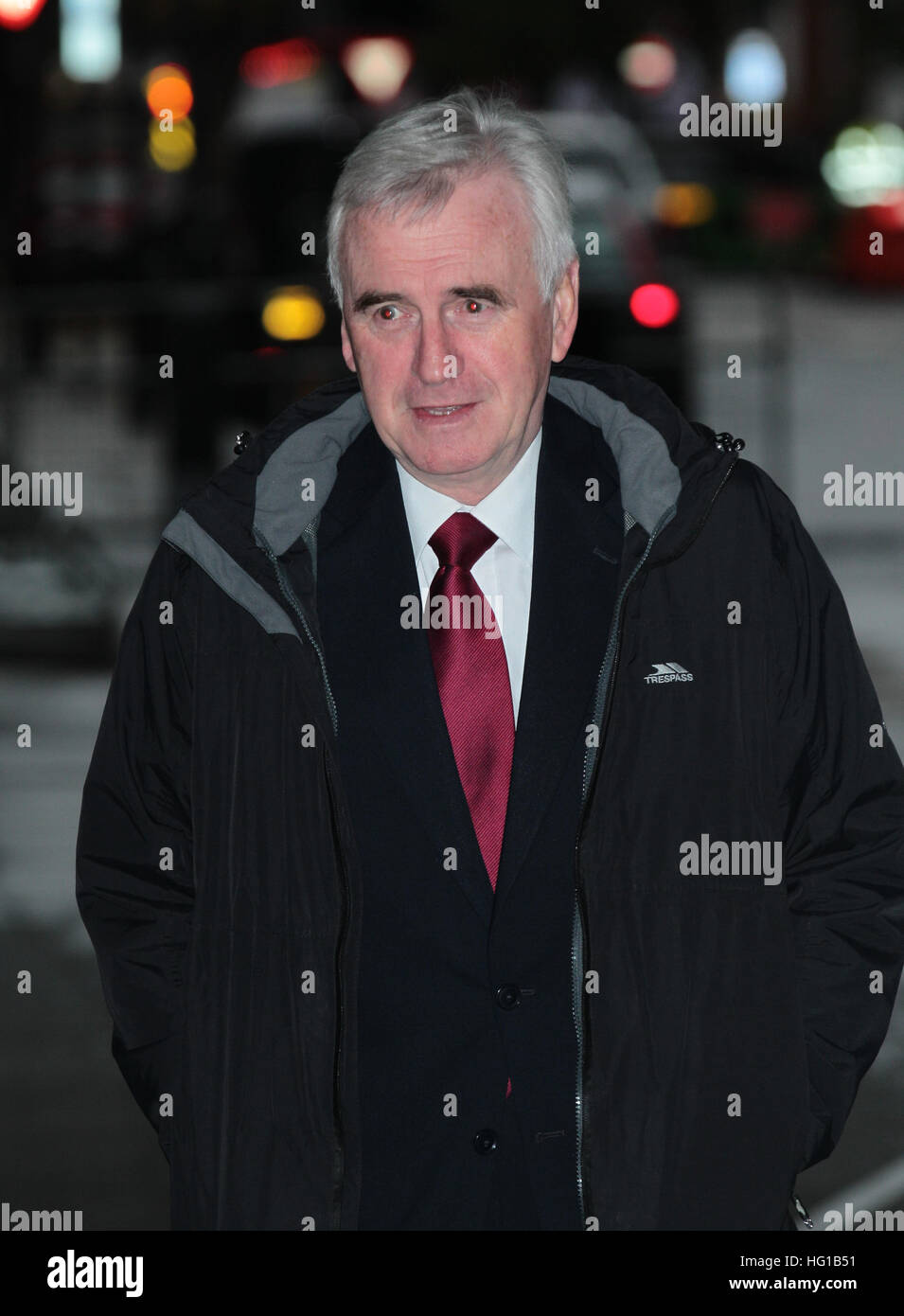John Martin McDonnell Shadow Chancellor of the Exchequer attends the