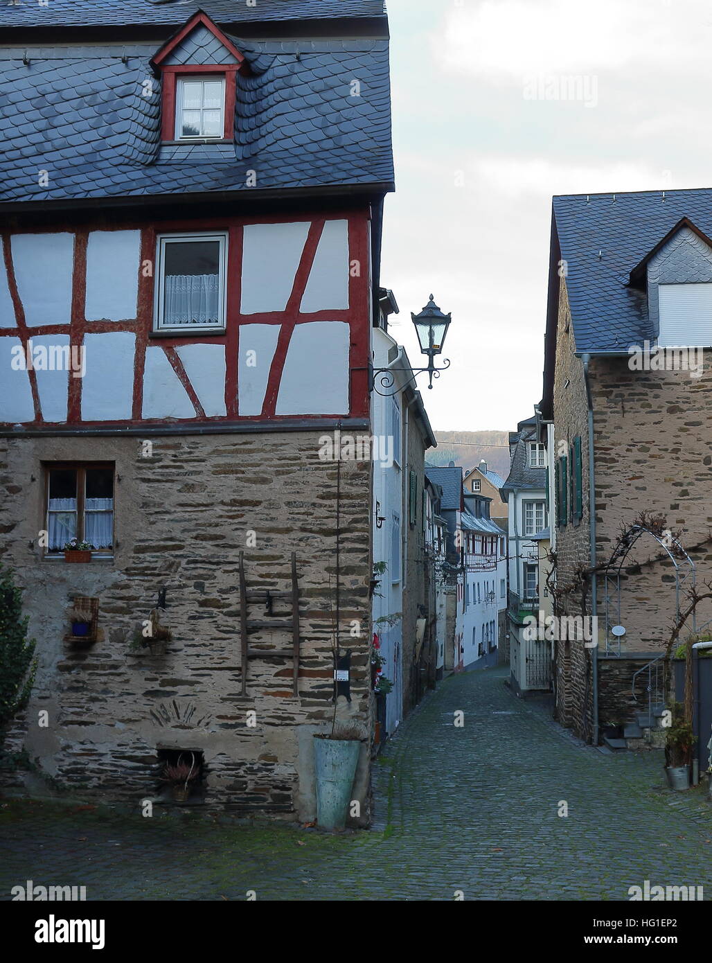 Trip to Beilstein in Germany Stock Photo