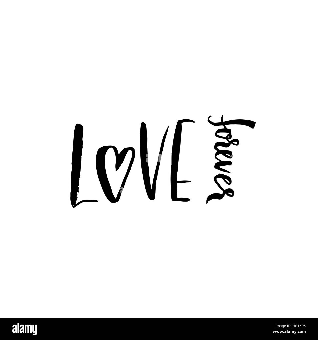 Forever my love Stock Vector Images - Alamy