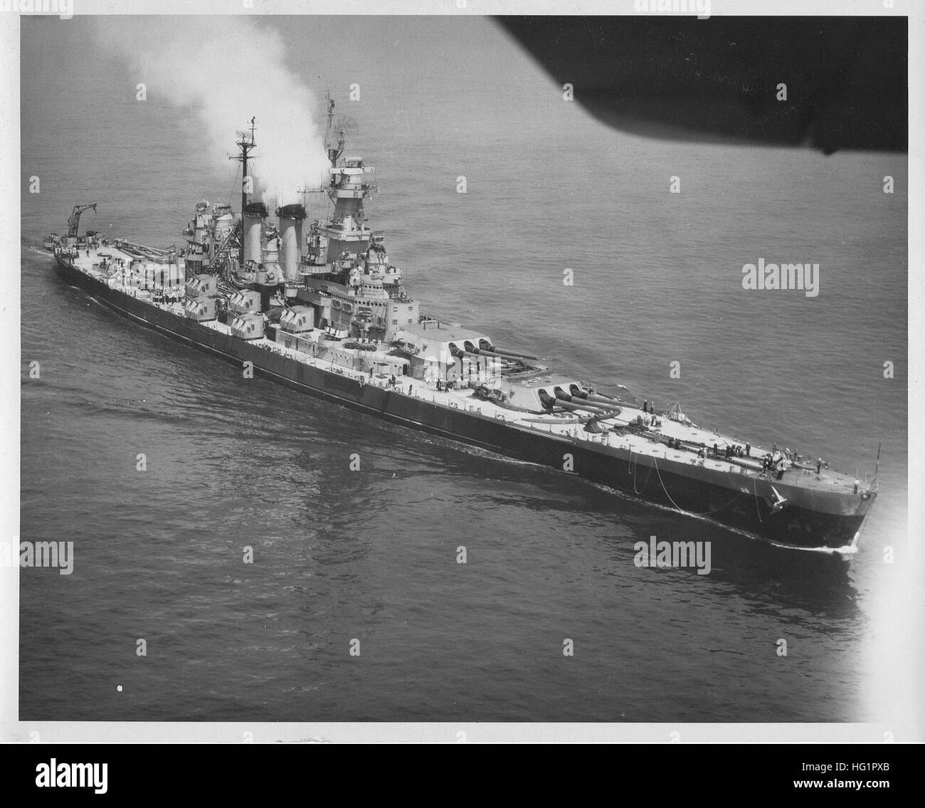 USS North Carolina NYNY 11306-6-46 original Stock Photo