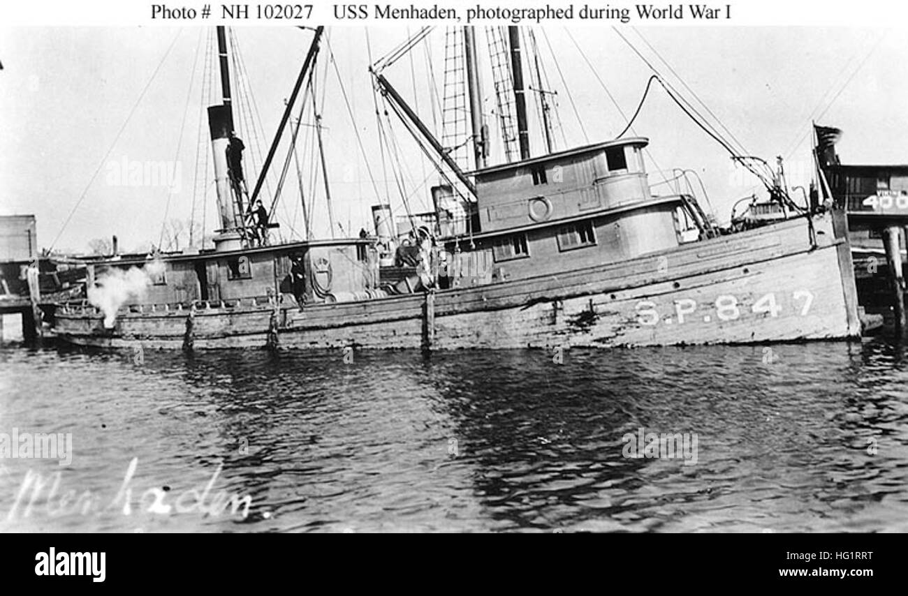 USS Menhaden (SP-847) Stock Photo