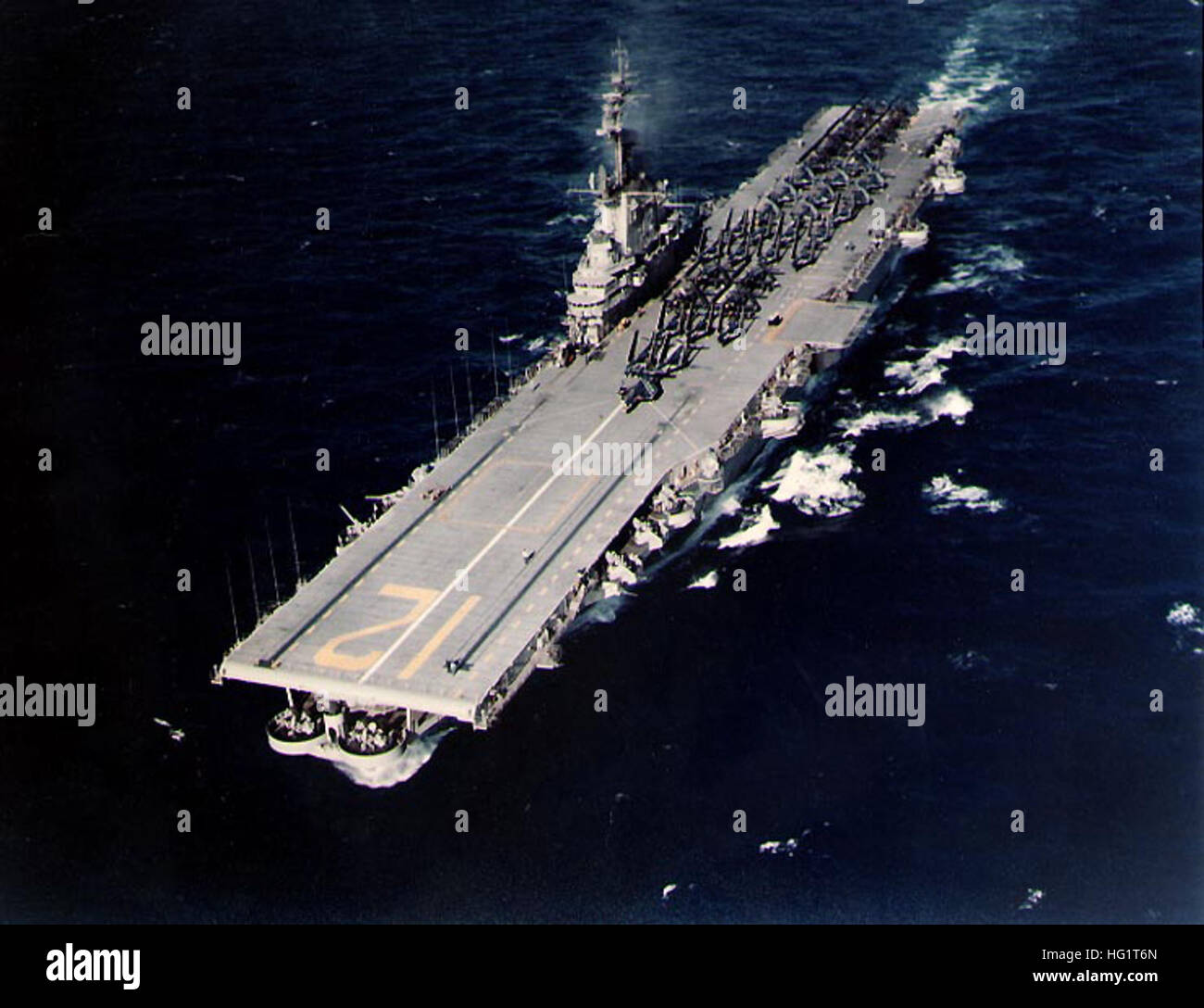 USS CV12 Stock Photo Alamy