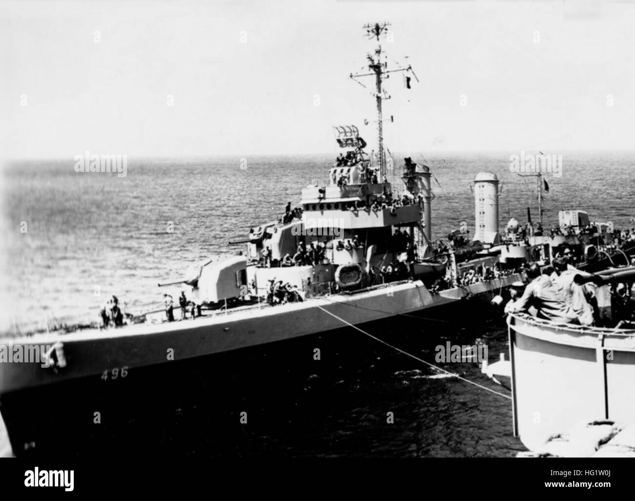 USS McCook (DD496) underway c1943 Stock Photo Alamy