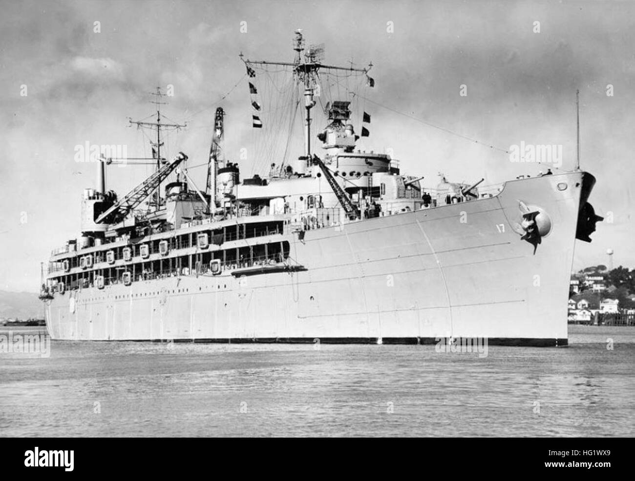 USS Nereus (AS17) off Mare Island in 1947 Stock Photo Alamy