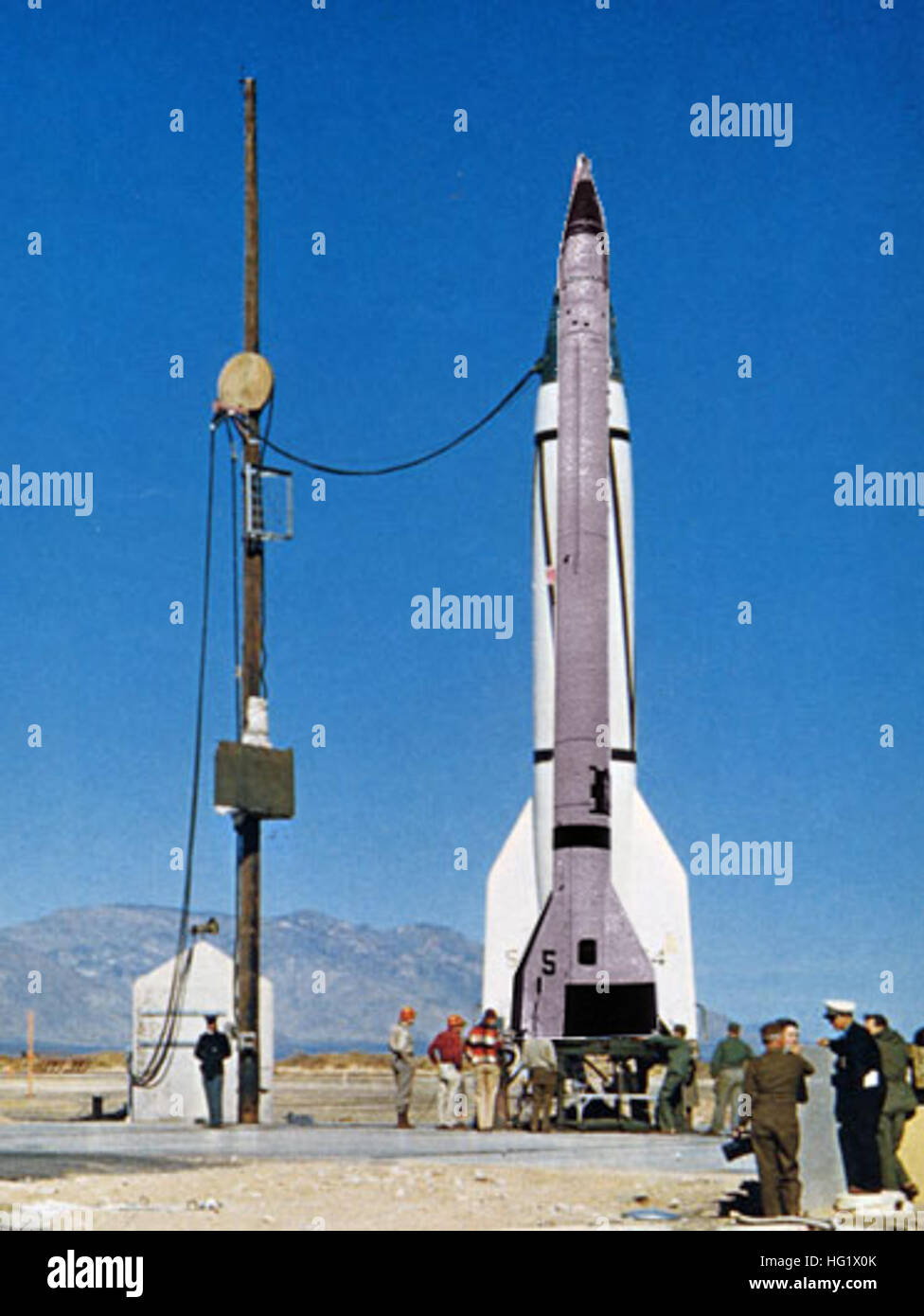 Mid century rocket test hi-res stock photography and images - Alamy