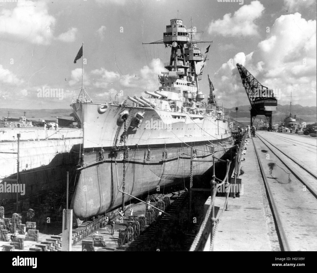 Uss In Drydock High Resolution Stock Photography and Images - Alamy