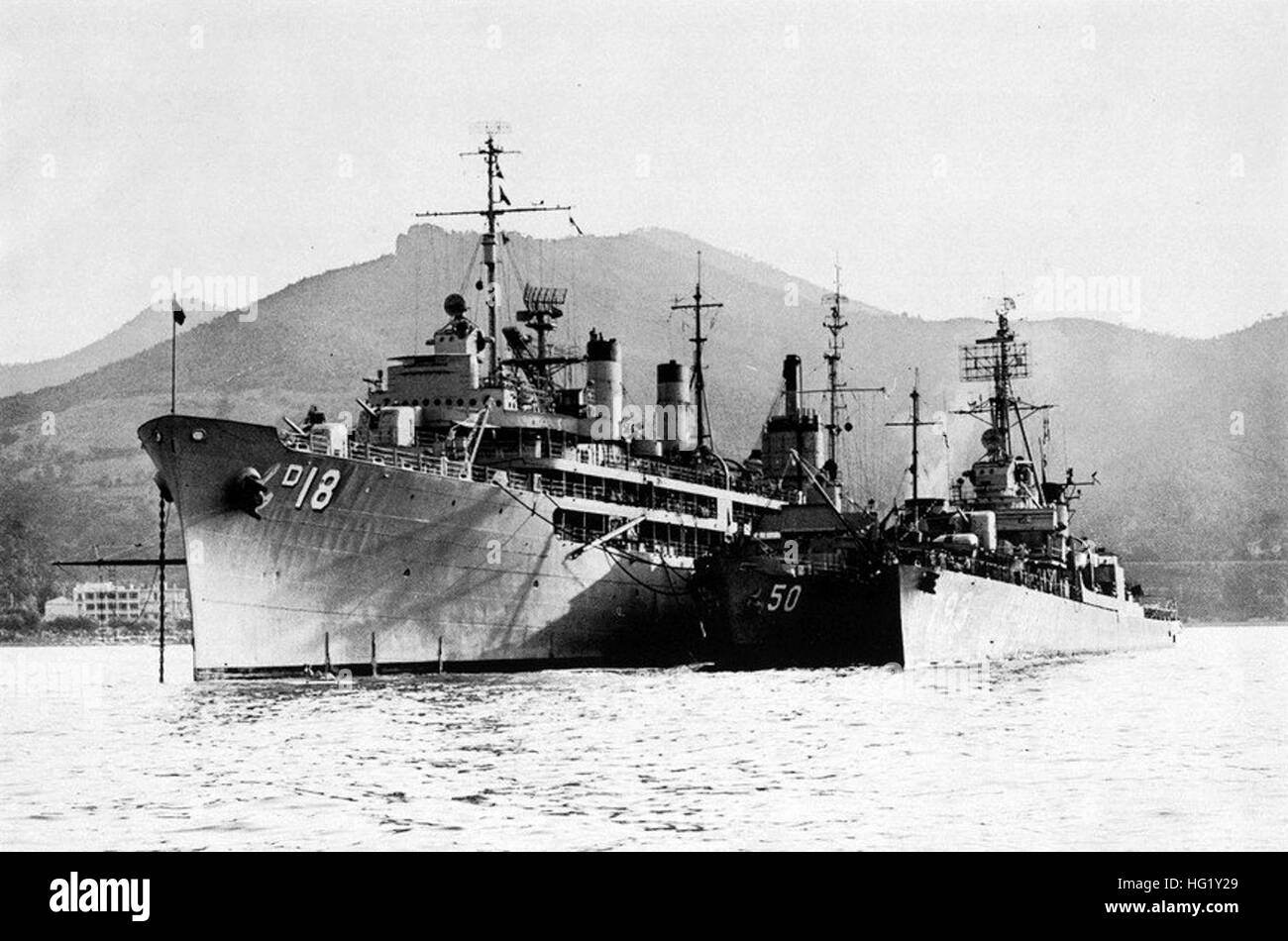 USS Sierra (AD18) in 1959 Stock Photo Alamy