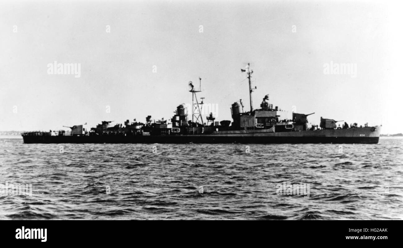 USS Turner (DD834) in the 1940s Stock Photo Alamy