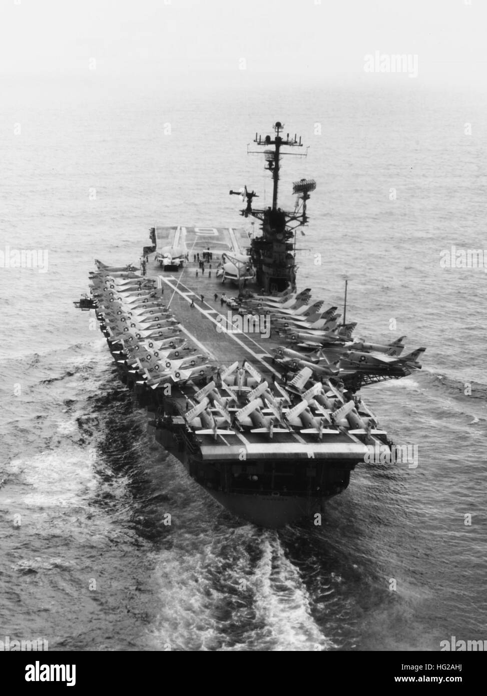 Uss hancock aircraft carrier Black and White Stock Photos & Images - Alamy