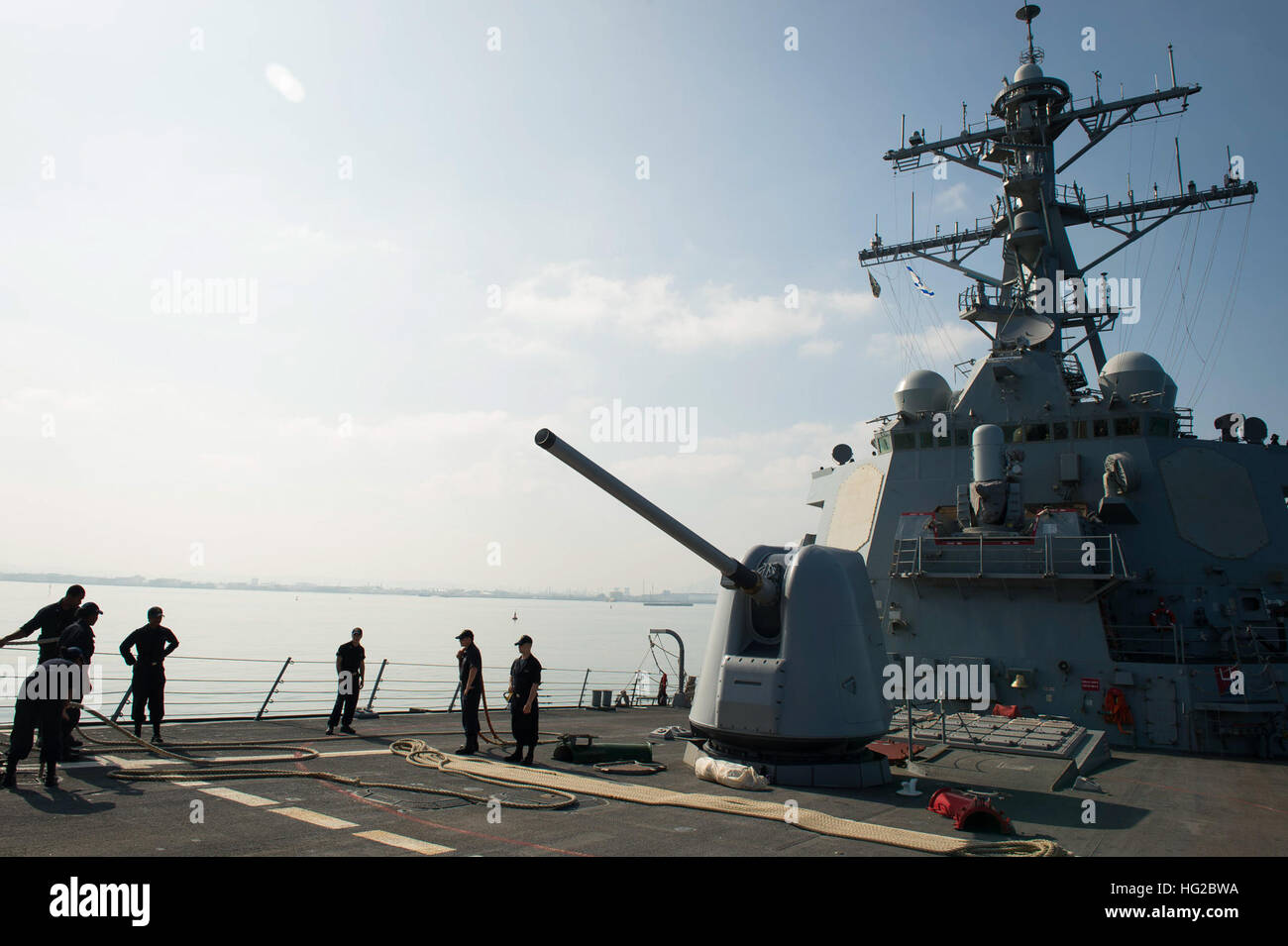 USS Porter (DDG 78), an Arleigh Burke-class guided-missile destroyer ...