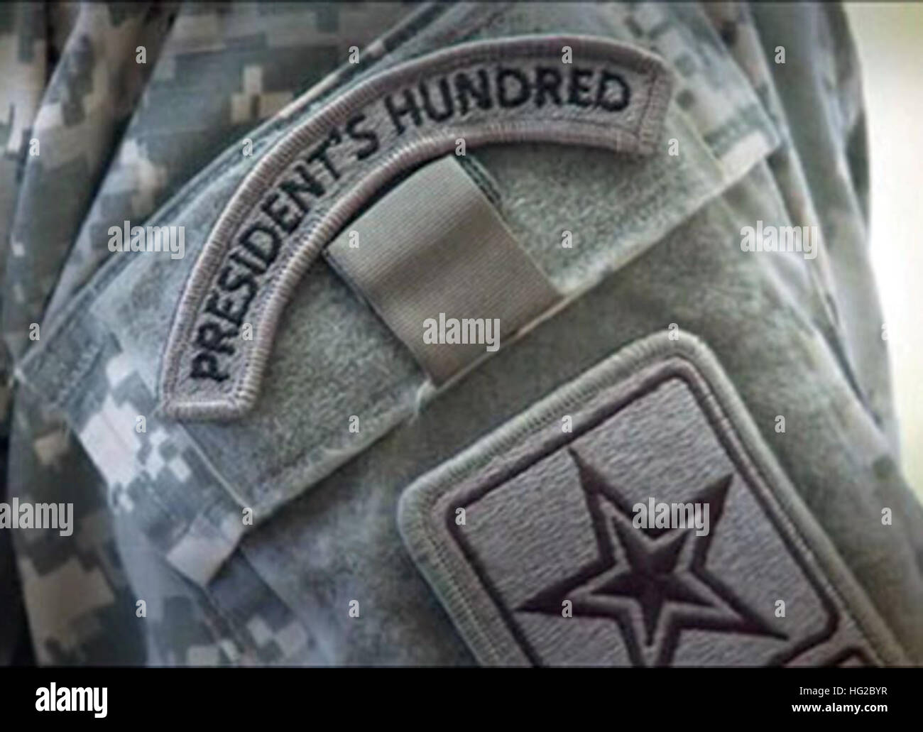 The USA Presidents Hundred Tab-ACU denotes marksmanship qualification ...