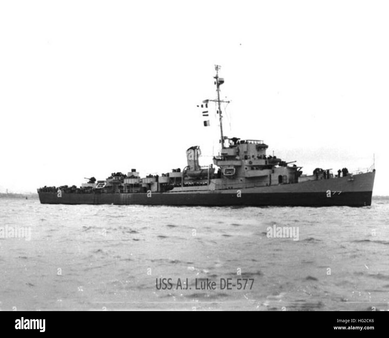 Butler Class USS Alexander J. Luke (DE-577), a John C. Butler-class destroyer escort ...