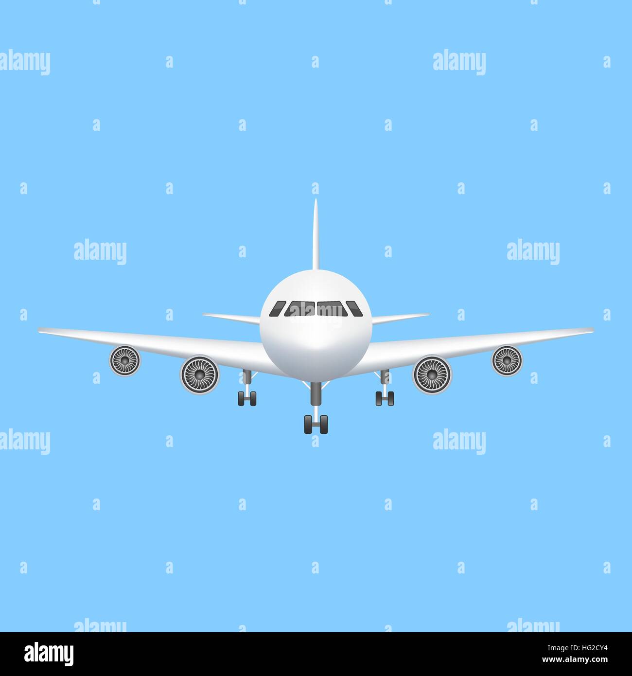 Airplane icon vector aviation illustration Stock Vector
