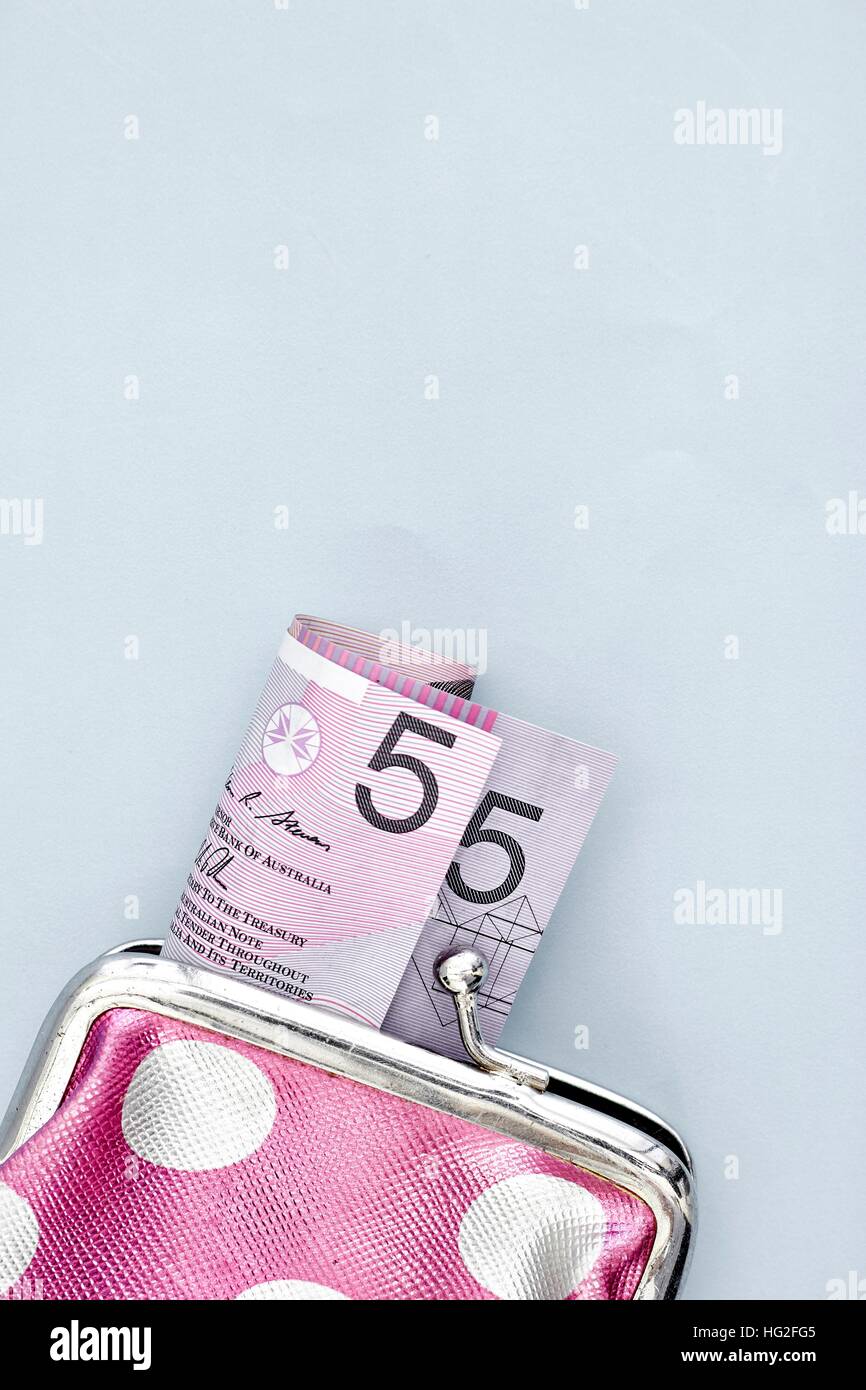 A studio photo of a pink coin purse Stock Photo - Alamy