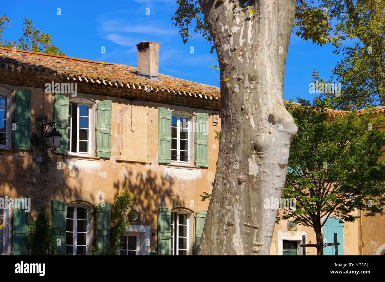 Haus mediterran - old mediterranean house in southern Europe Stock Photo