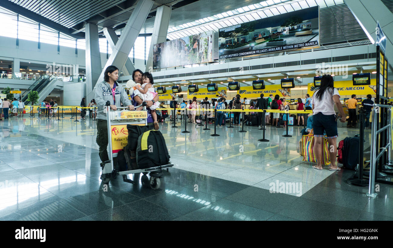 Ninoy Aquino airport Manila Philippines Stock Photo