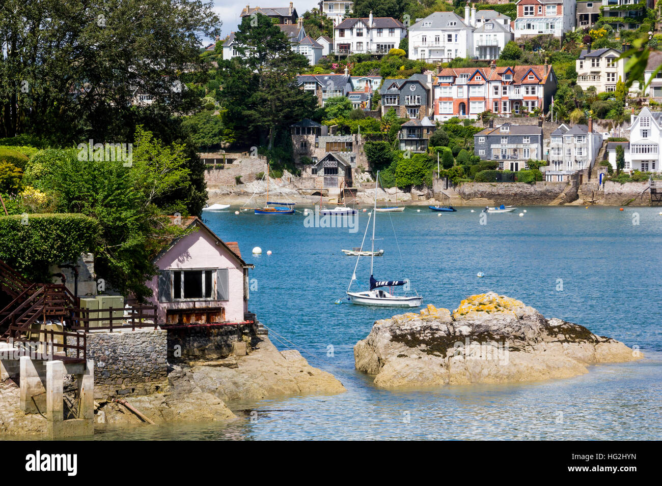 Dartmouth dart estuary houses hires stock photography and images Alamy