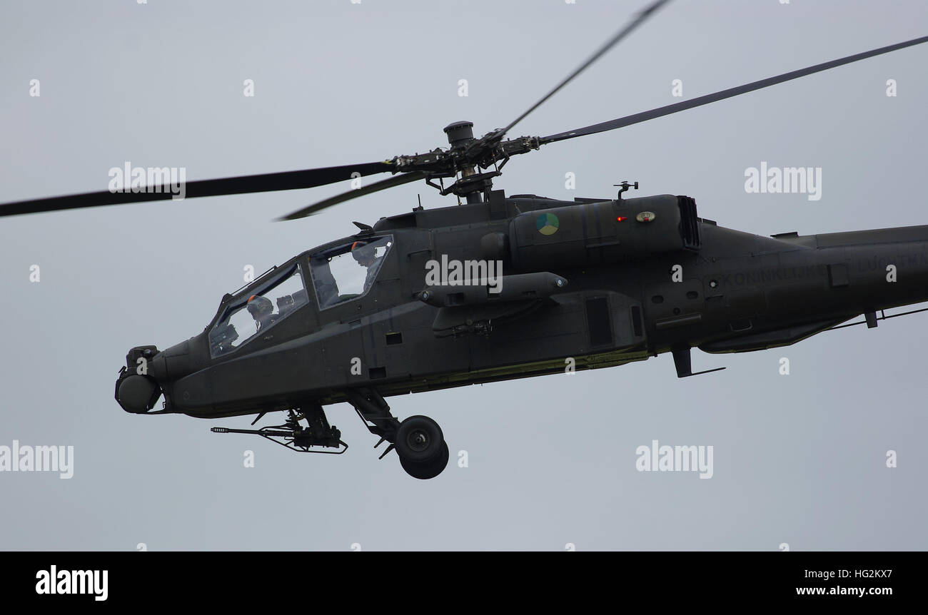 Dutch Apache at RIAT 2016. Stock Photo