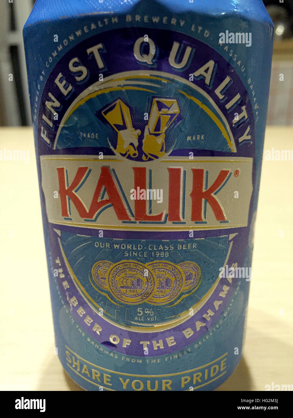 Kalik beer from the Bahamas Stock Photo Alamy