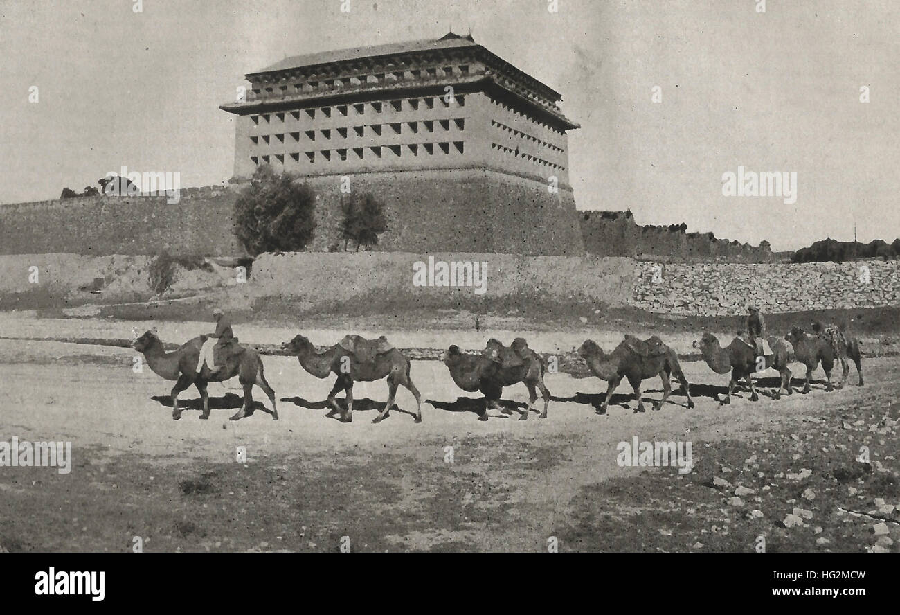 Beyond the Walls, Peking, China, circa 1890 Stock Photo