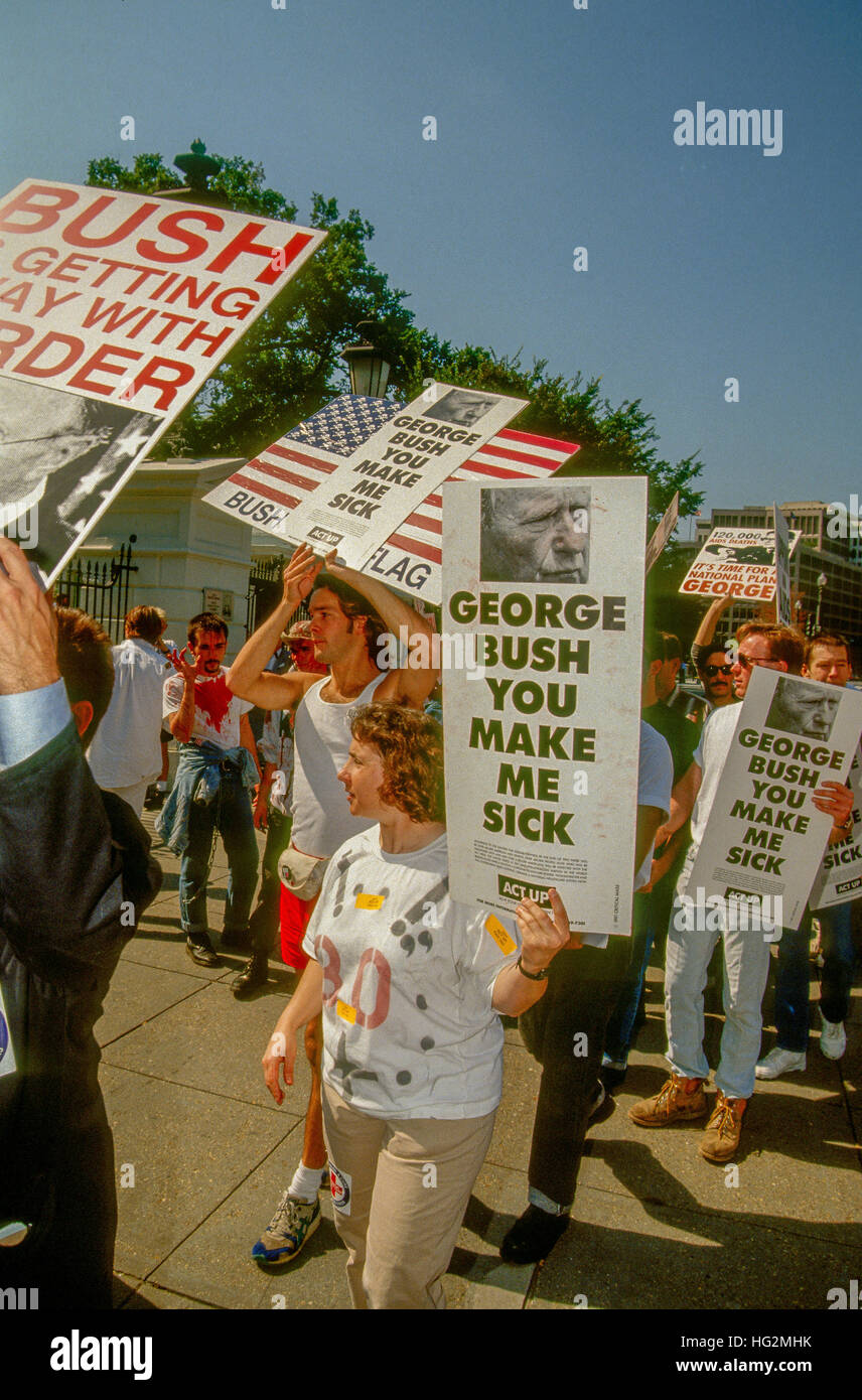 Act up aids 1991 hi-res stock photography and images - Alamy