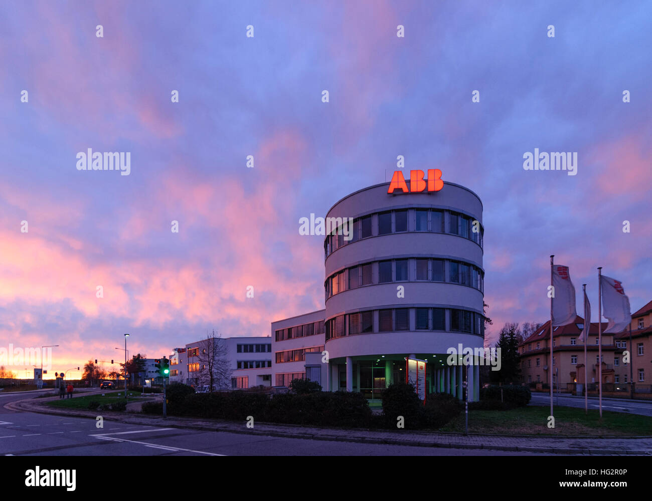 Dresden Office buildings of ABB AG, , Sachsen, Saxony, Germany Stock