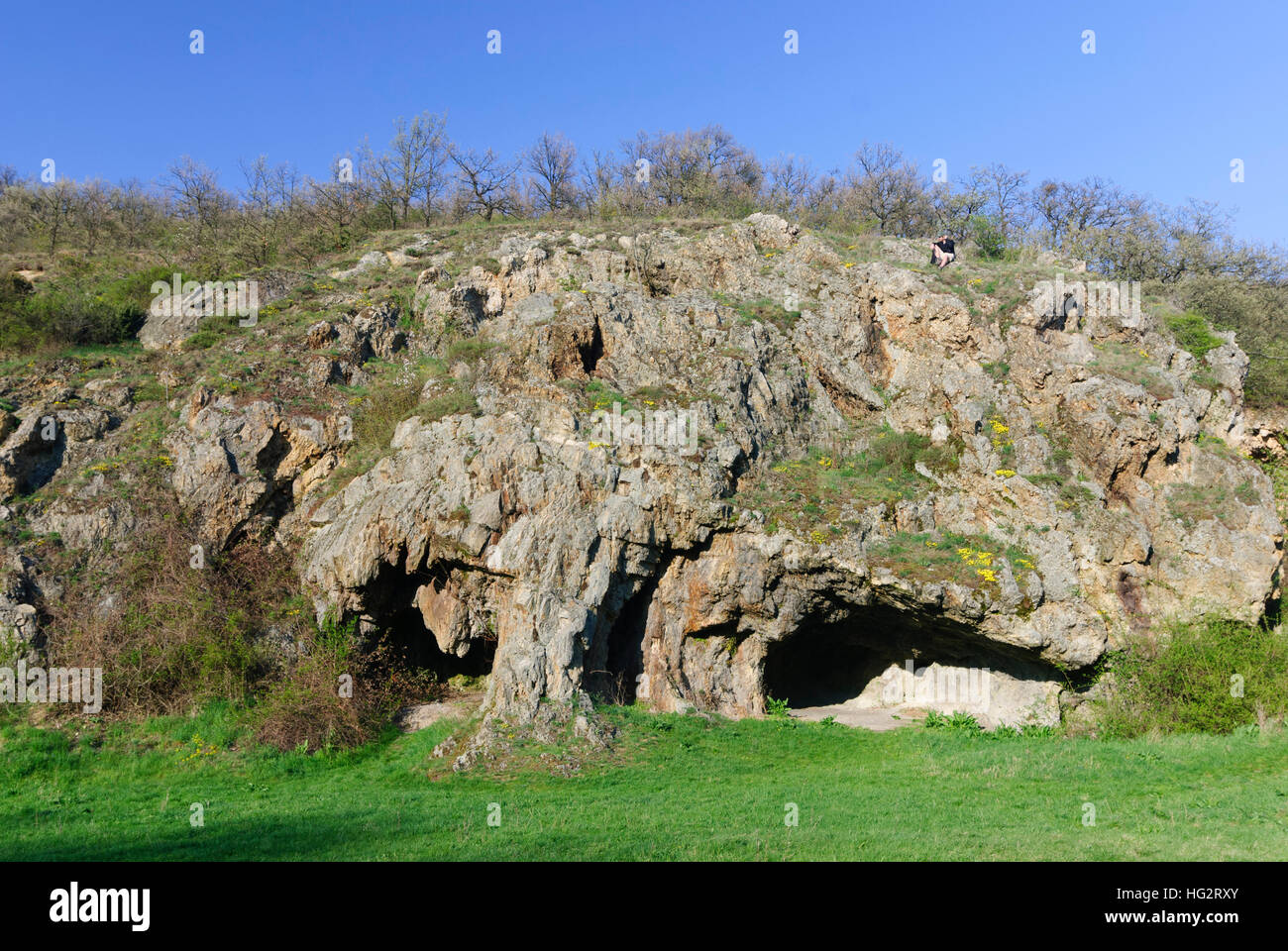 Winden am See: cave, , Burgenland, Austria Stock Photo