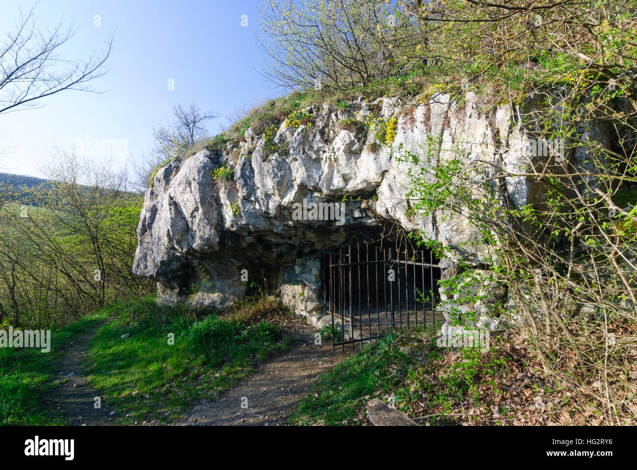Winden am See: Bear cave, , Burgenland, Austria Stock Photo
