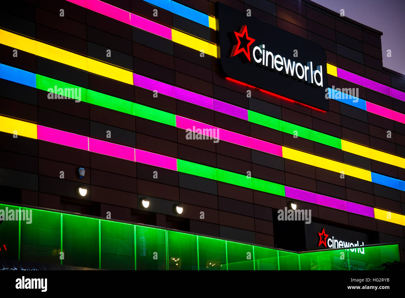Cineworld cinema UK. Stock Photo