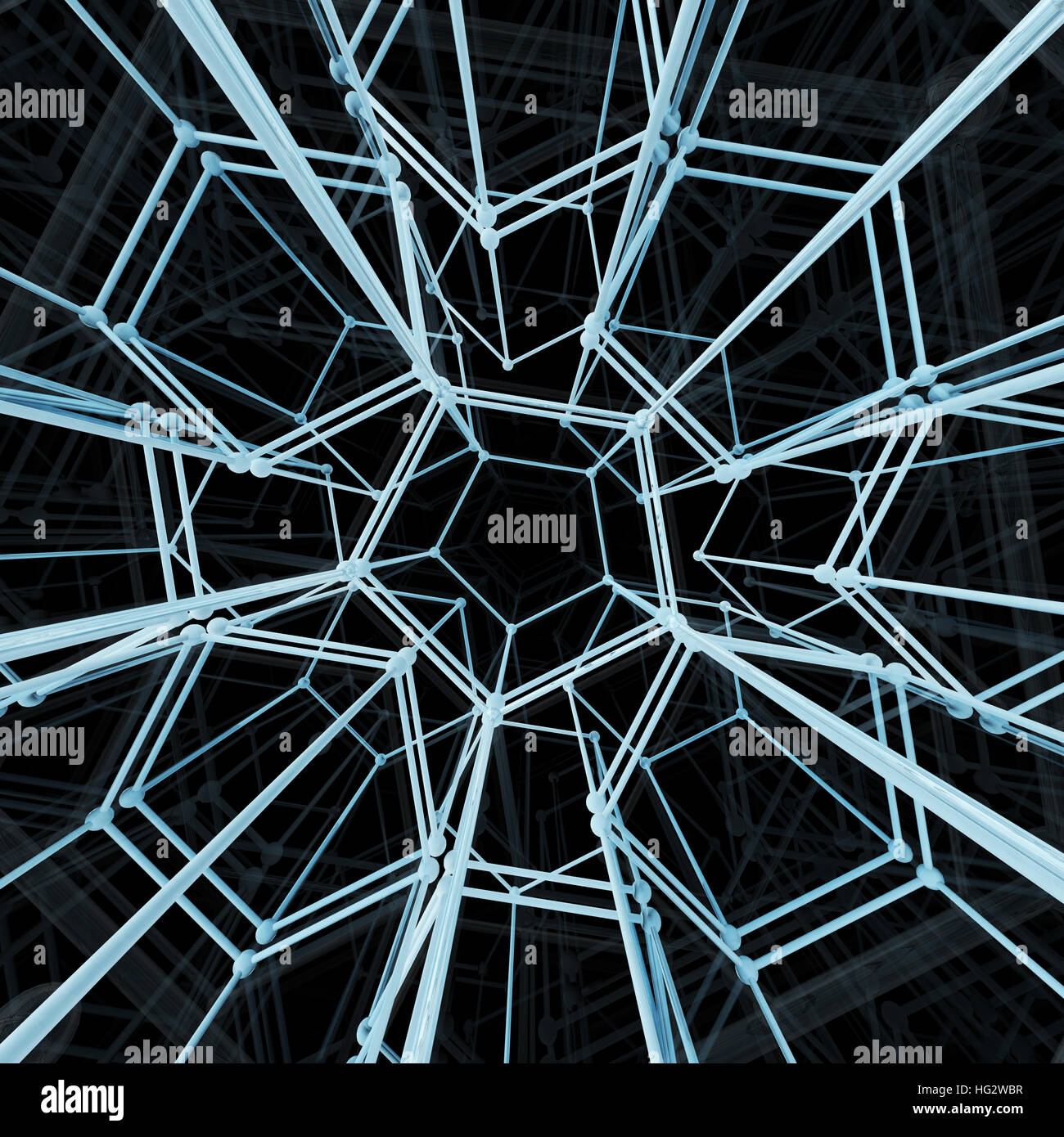 Abstract geometric pattern. Network connection Stock Photo - Alamy