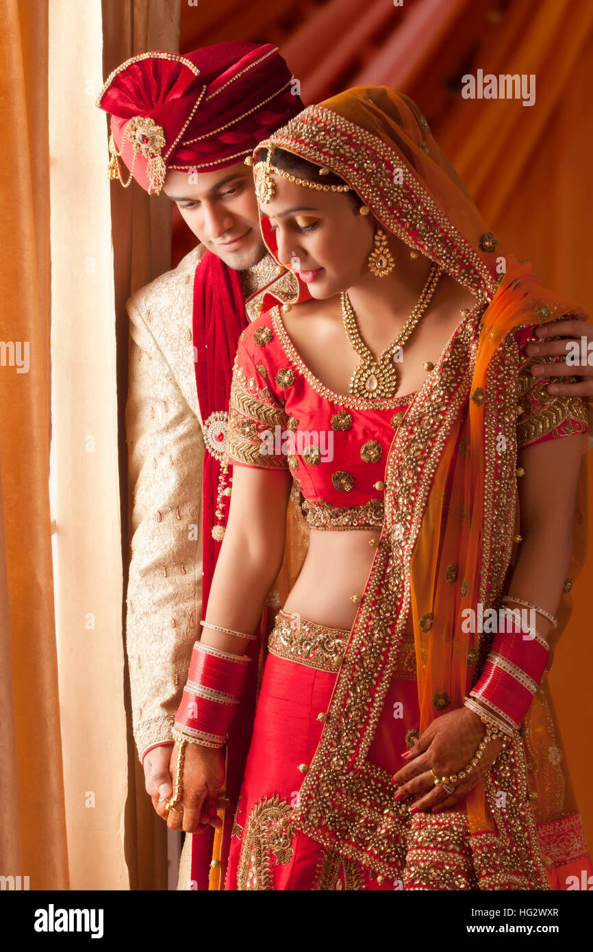 Handsome groom and beautiful bride , , young couple Stock Photo ...