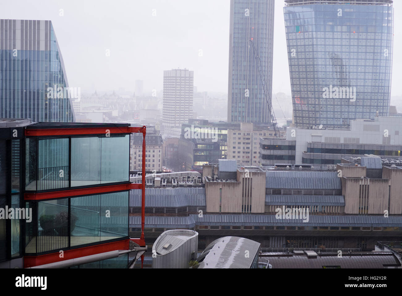 View of NEO Bankside development fro the Tate Modern in London Stock Photo