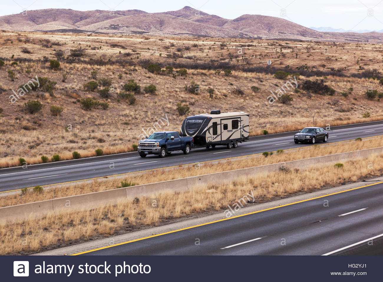 Pulling A Trailer Stock Photos & Pulling A Trailer Stock Images Alamy